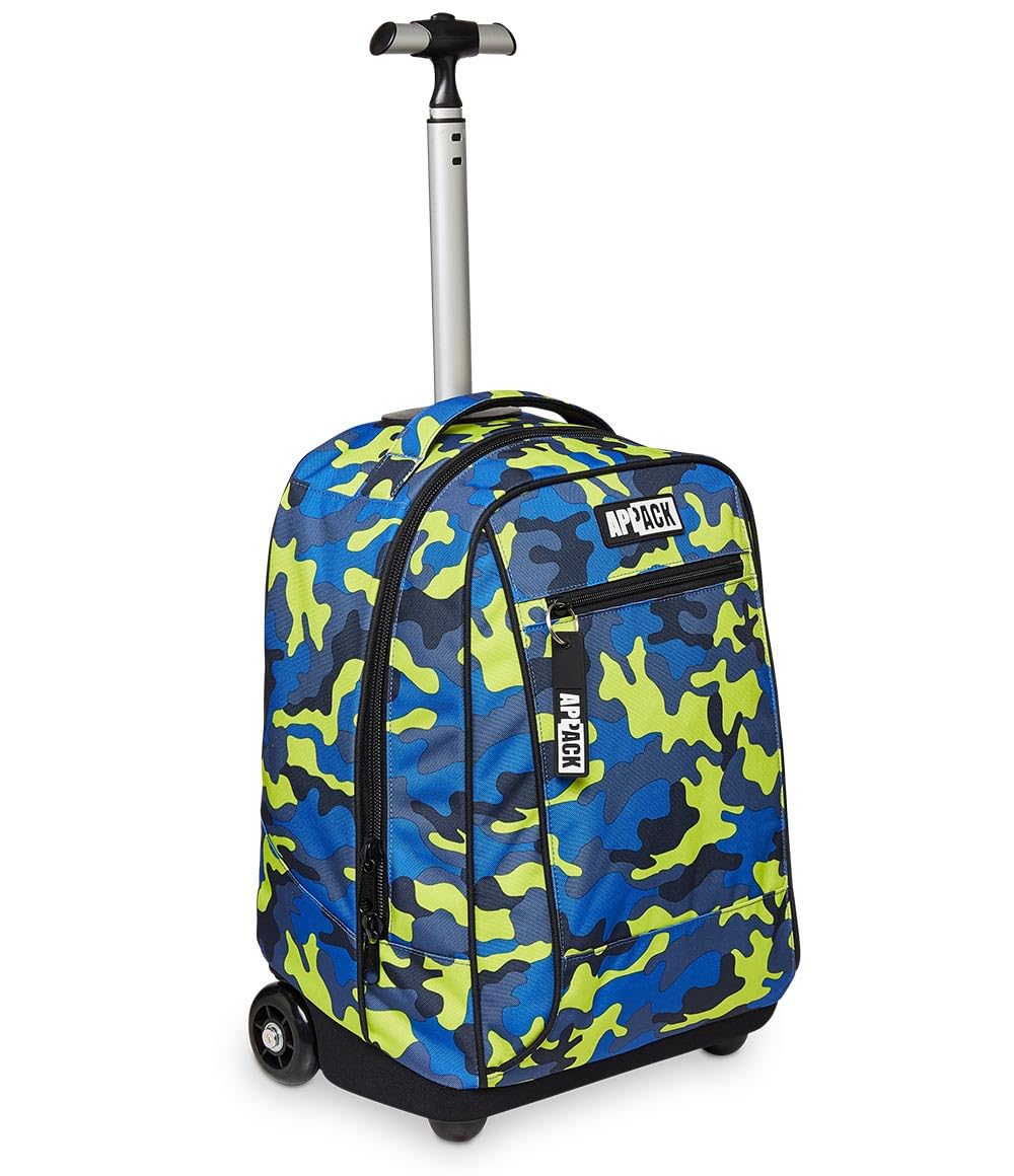 Appack Trolley, 2 in 1, Schulranzen mit Rollen, Rucksack mit Trolleyfunktion für Kinder, ab 1. Klass