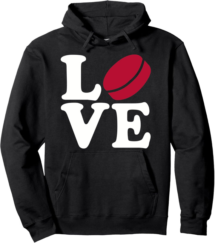 Eishockey Liebe Pullover Hoodie