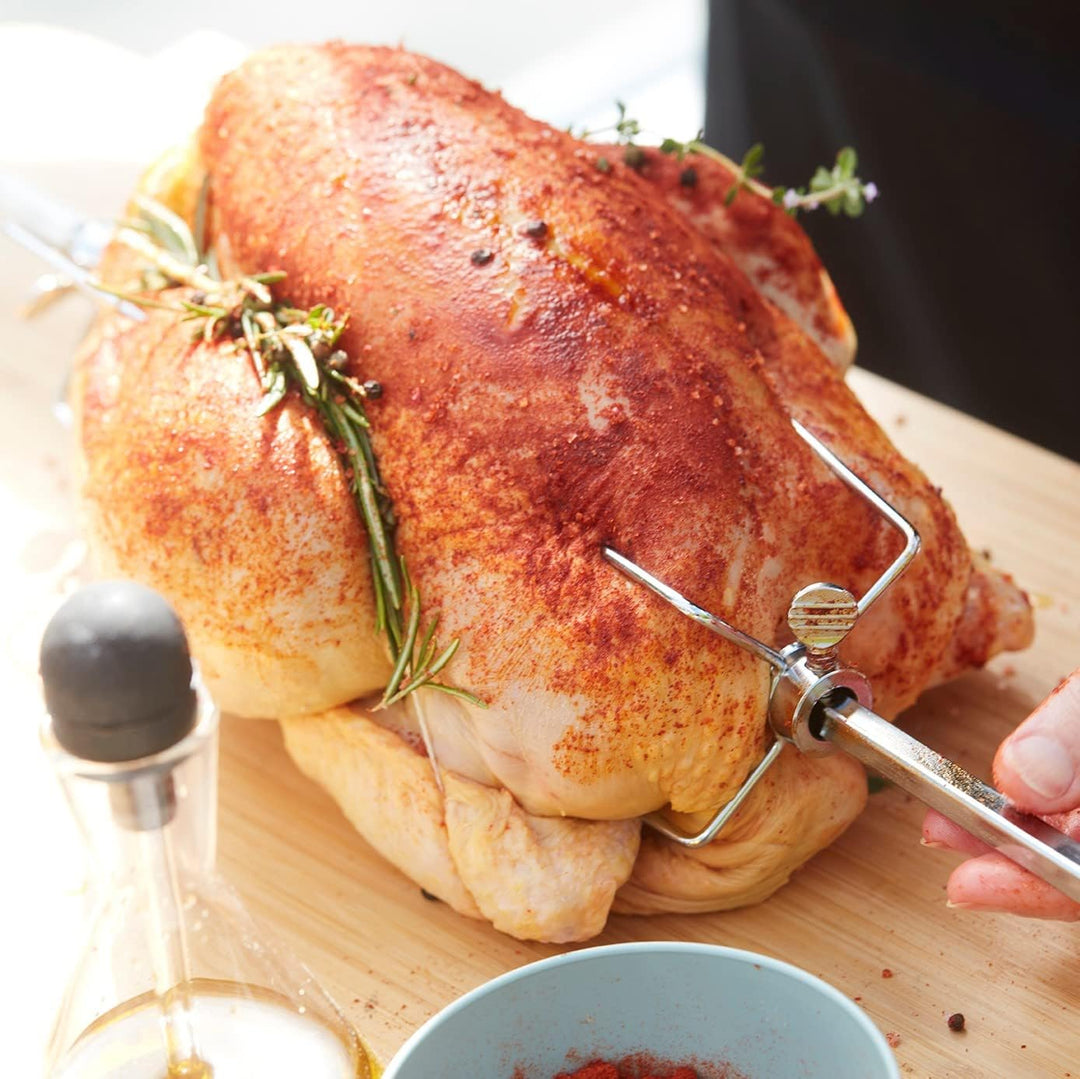 Barbecook Grilldrehspiess mit Motor für Holzkohlegrill 60cm geeignet für den Barbecook Loewy