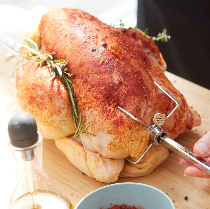 Barbecook Grilldrehspiess mit Motor für Holzkohlegrill 60cm geeignet für den Barbecook Loewy