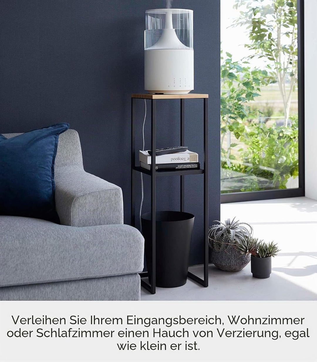 Yamazaki Tower Beistelltisch, Schwarz, One Size Schwarz One Size, Schwarz One Size