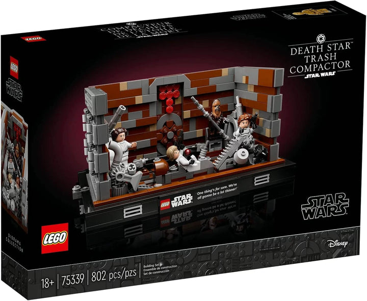 LEGO Star Wars Death Star Trash Compactor Diorama 75339 Bausatz, 802-teilig