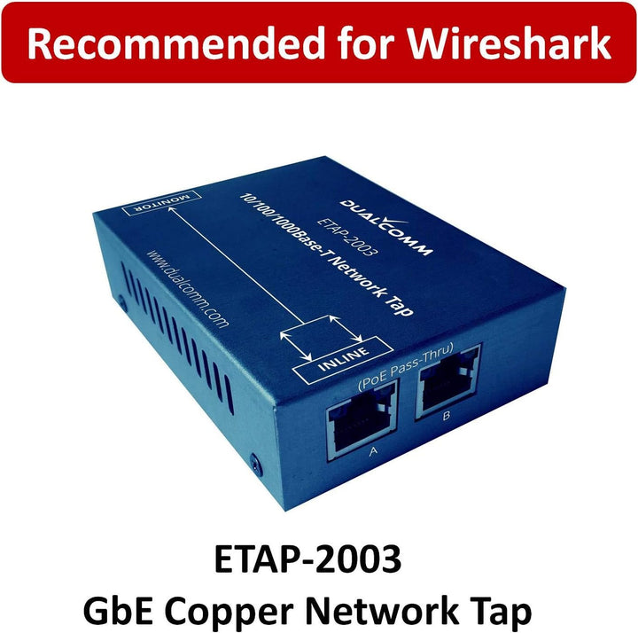 Dualcomm 10/100/1000Base-T Gigabit Ethernet Network TAP