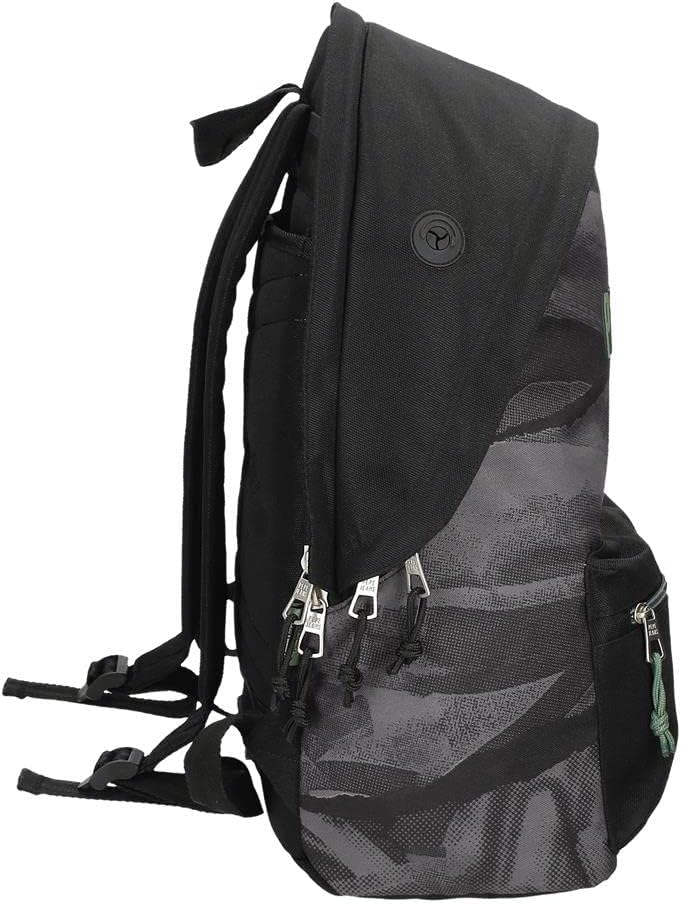 Pepe Jeans Davis Rucksack für Laptop, Doppelfach, anpassbar, 15,6 Zoll, Schwarz, 31 x 44 x 17,5 cm,
