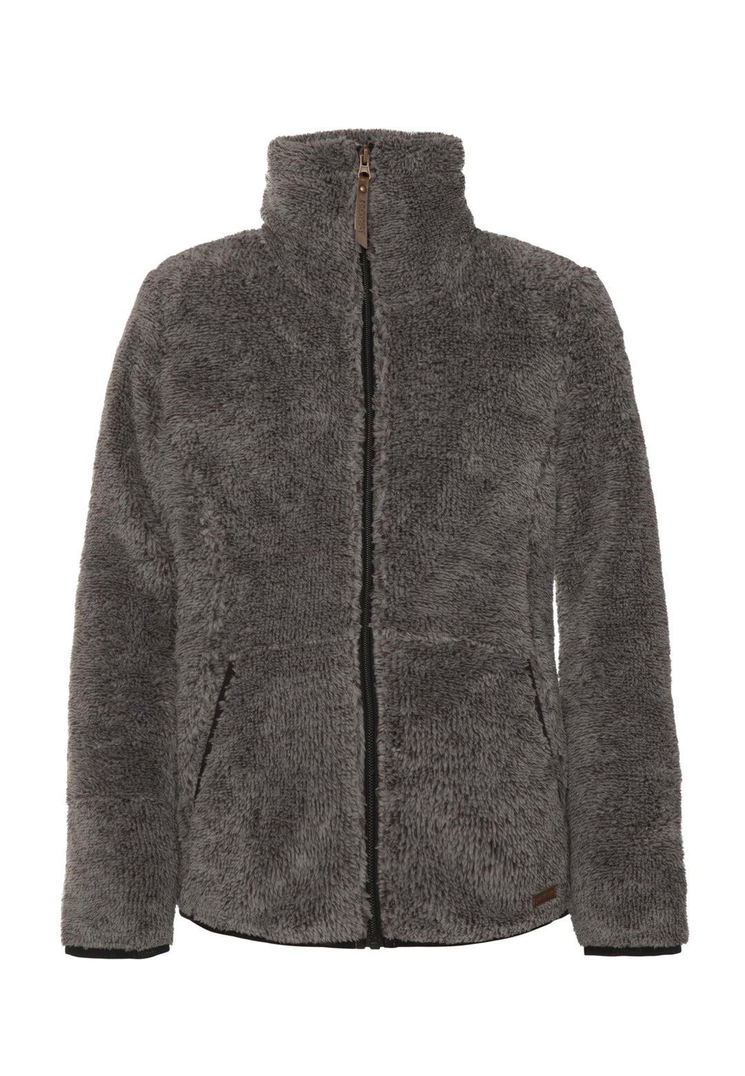 Protest Girls Oberteil Mit Durchgehendem Reissverschluss RiRi JR 104 Dark Grey Melee, 104 Dark Grey