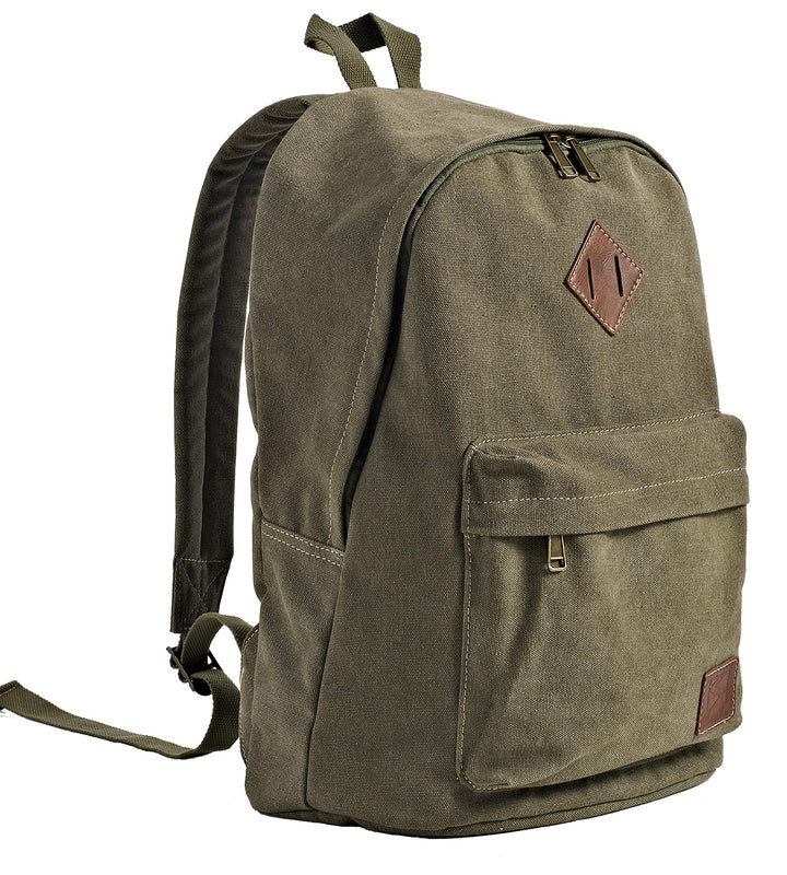 seemeroad Canvas Vintage Rucksack Ultraleichter und Lässiger Rucksäcke Laptop Daypack Schulrucksack