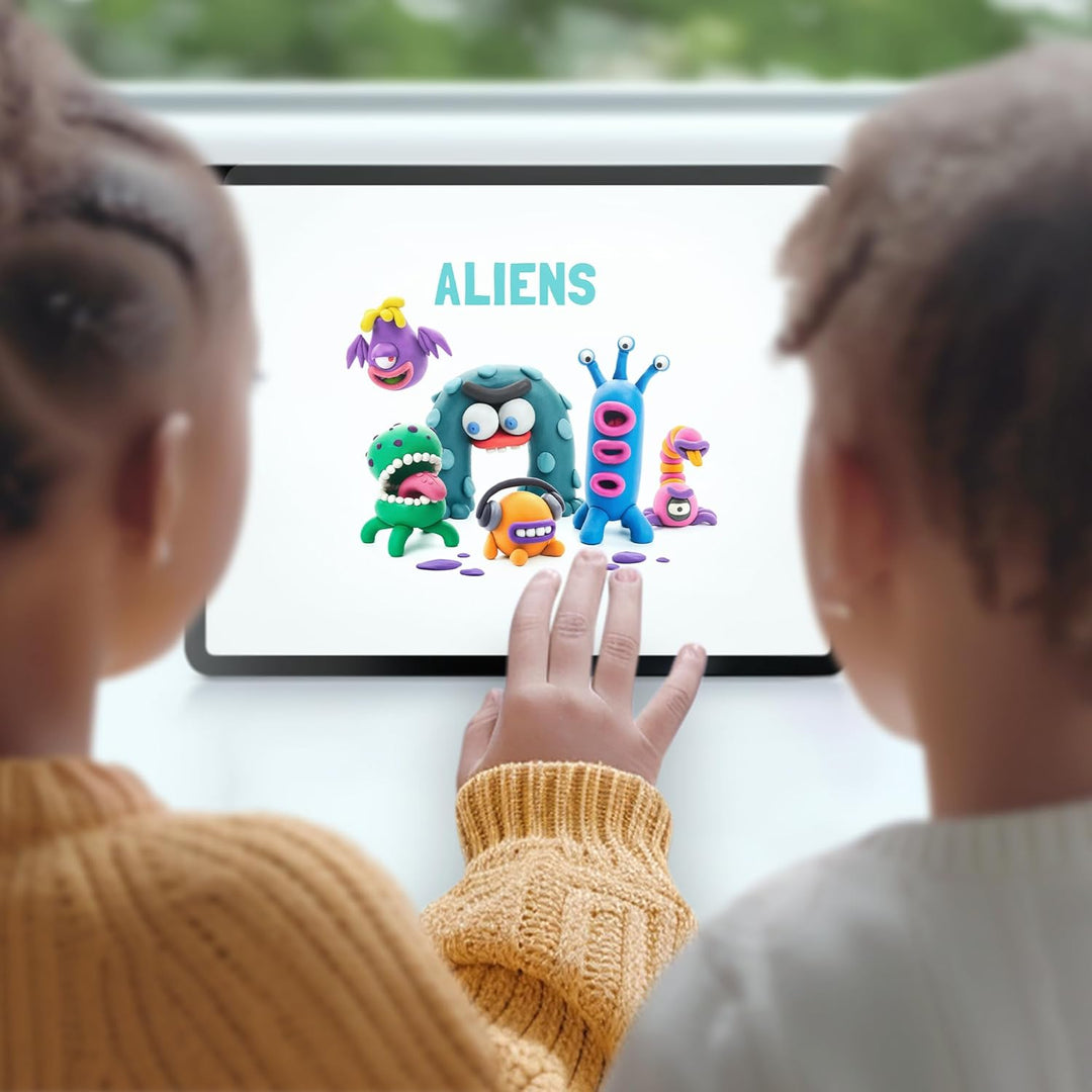 Hey Clay - 15 Dosen lufttrocknende Knete für Kinder ab 3 Jahren - Kreatives Bastelset (Die Aliens)