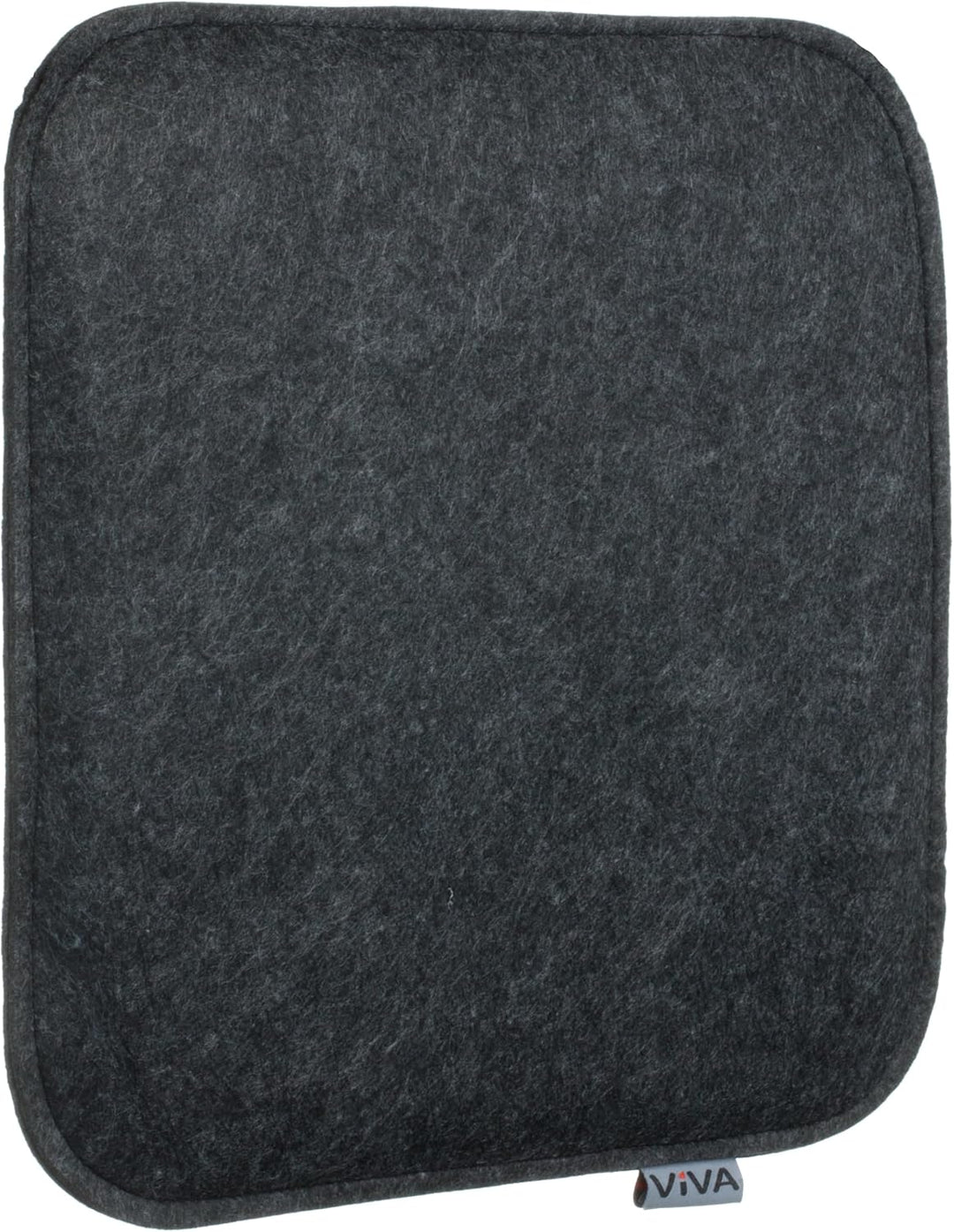 Brandsseller Sitzkissen Filz Eckig 8er Set 35x35x2 cm Stuhlkissen Sitzpolster Auflagen Anthrazit, An