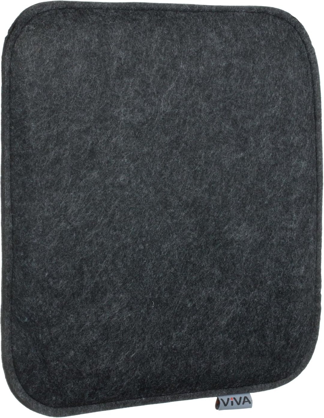 Brandsseller Sitzkissen Filz Eckig 8er Set 35x35x2 cm Stuhlkissen Sitzpolster Auflagen Anthrazit, An