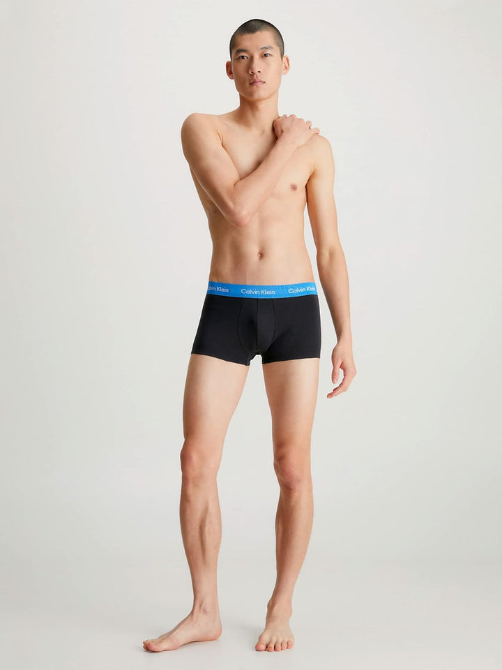 Calvin Klein Herren Boxershorts (3er Pack) XS Schwarz (B-grey Heather, Wht, Palace Blue Wb), XS Schw