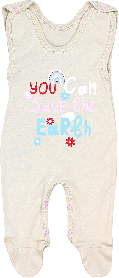 TupTam Baby Unisex Strampler mit Aufdruck Spruch 5er Pack 74 Flamingo Regenbogen Mädchen, 74 Flaming