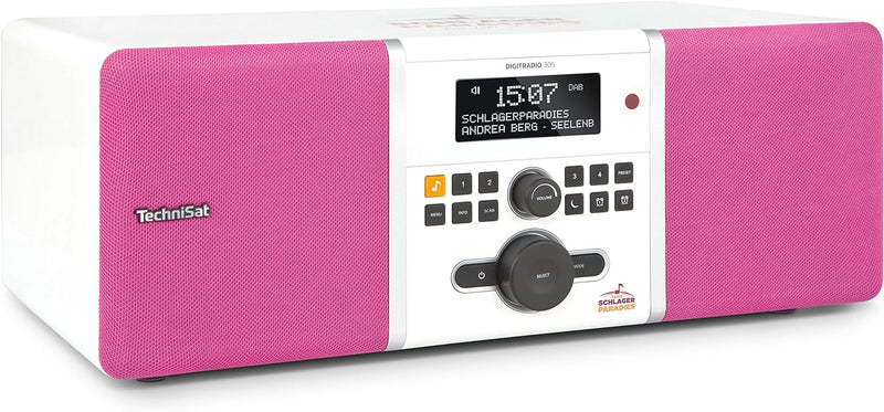 TechniSat Digitradio 305 Schlagerparadies Edition DAB Radio (mit Bassreflex-Holzgehäuse, DAB+, UKW,