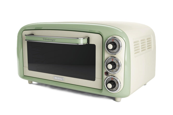 Ariete Vintage-Ofen 979, Retro Elektrobackofen mit 3 Backpositionen, 30 cm Pizzaofen, Max temp. 230°