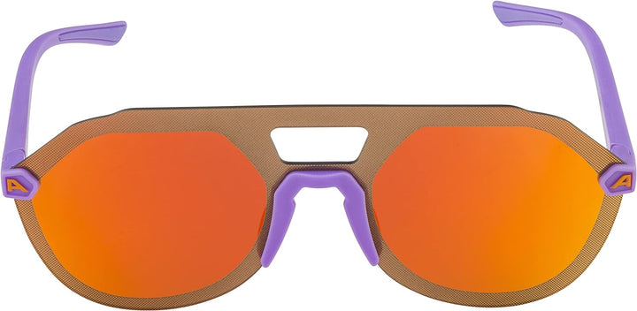 ALPINA BEAM II - Verspiegelte und Bruchsichere Sonnenbrille Mit 100% UV-Schutz Für Erwachsene Einhei