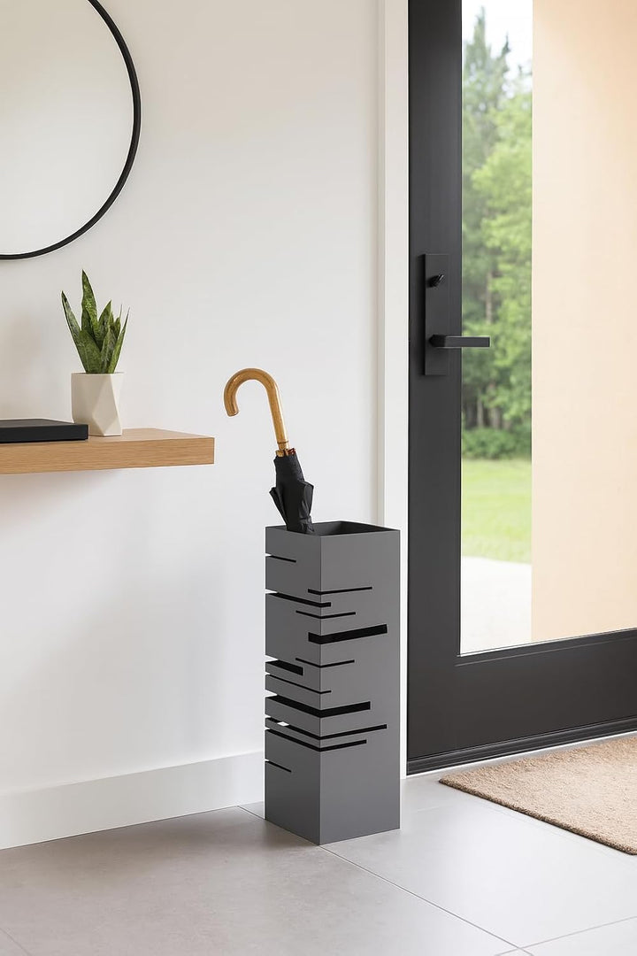 Versa Stripes Schirmständer für Eingang, Raum oder Halle, moderner Schirmhalter, Massnahmen (H x L x