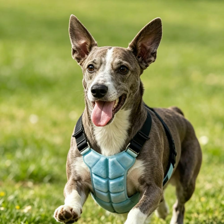 Hundekühlweste PCM Kühlgeschirr, Sommer Kühlmantel für Hunde, Atmungsaktive Kühlkleidung für Outdoor
