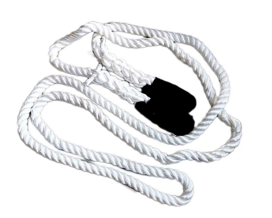 Desert Fox Winch Kinetisches Bergeseil Kinetik Dehnbarer Bergegurt (Weiss 8 m x 32 mm), Weiss 8 m x