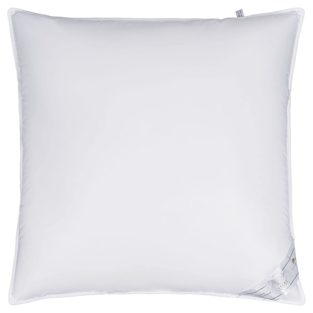 Moon Luxury Kopfkissen 3-Kammer Innenkissen ca. 80x80 cm - 800g - 90% Daunen und 10% Federn mit Trau