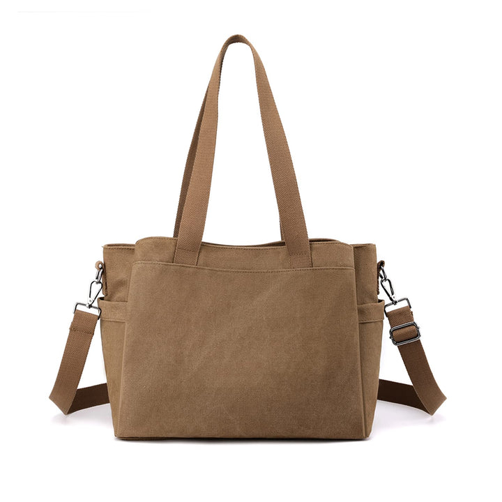 NICOLE & DORIS Canvas Handtasche Damen Grosse Kapazität Tote Tasche Shopper Schultertasche Casual Um