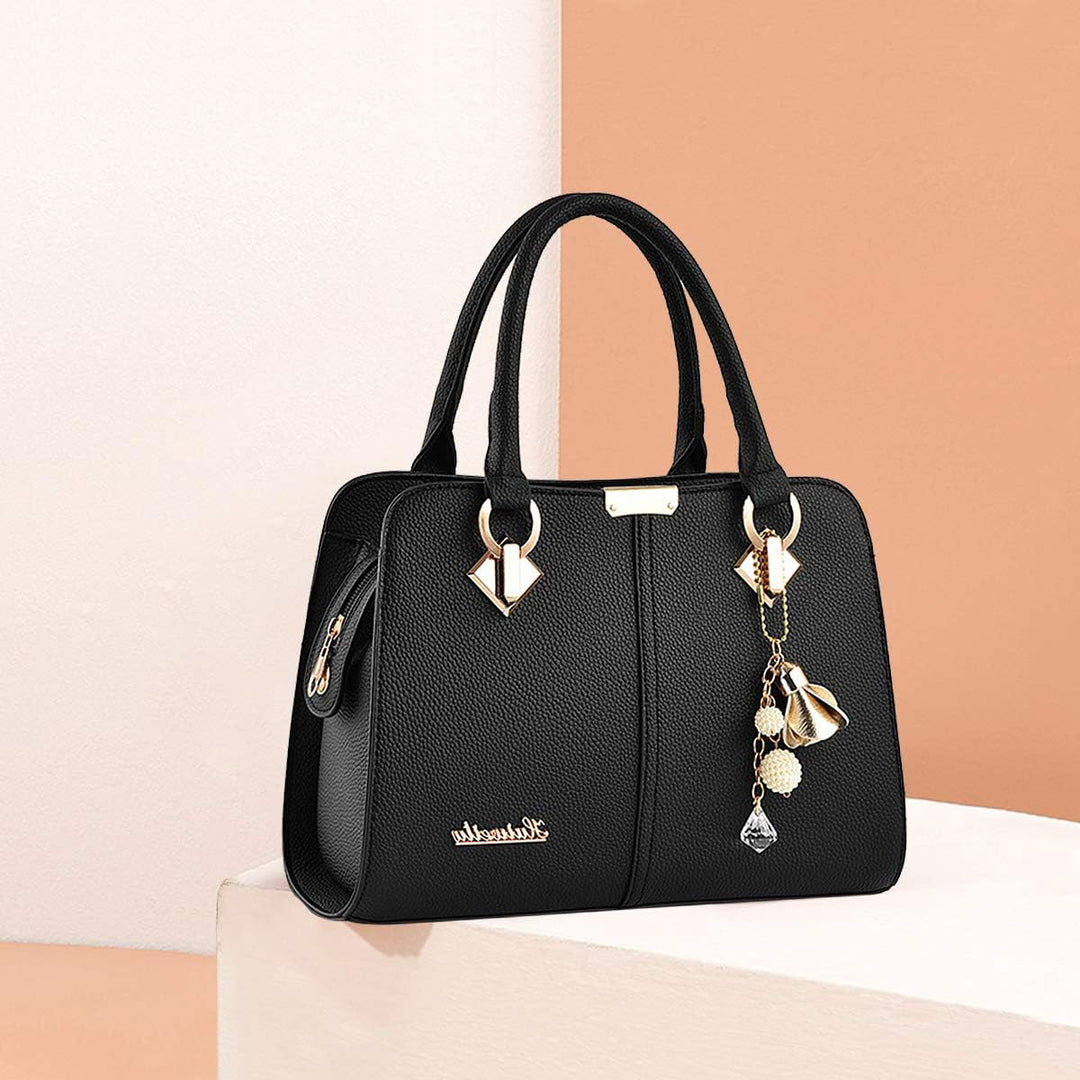 NICOLE & DORIS Damen Handtasche Mittelgross Elegant Handtaschen Mode Umhängetasche Henkeltaschen PU