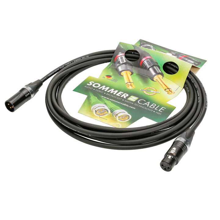 Sommer Cable 75cm Mikrofonkabel Highflex SC-Source MKII 2 x 0,25 mm² - XLR male/XLR female NEUTRIK 0