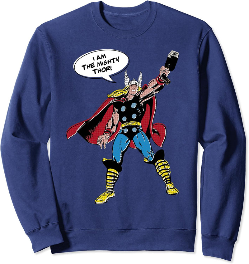 Marvel The Mighty Thor Simple Comic Bubble Sweatshirt