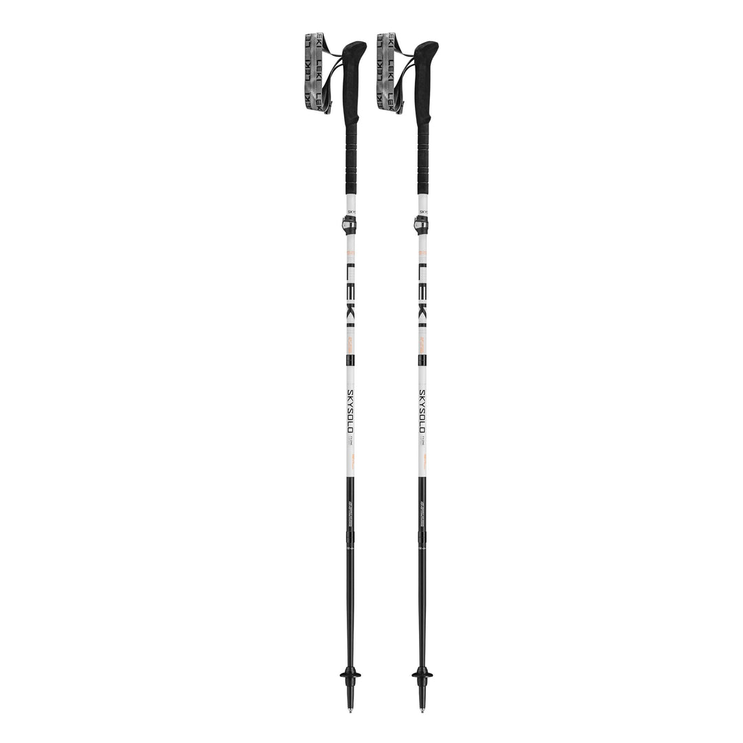 LEKI Skysolo FX.One Carbon Faltbare leichte Wanderstöcke für Thru-Hiking, schnelles Packen und Bergs
