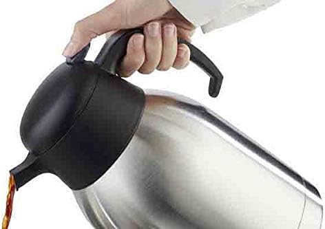 APS 10910 Isolierkanne „Classic“, 1 Liter, Kaffeekanne mit Drehverschluss, Ø 14 cm, H: 19 cm, doppel