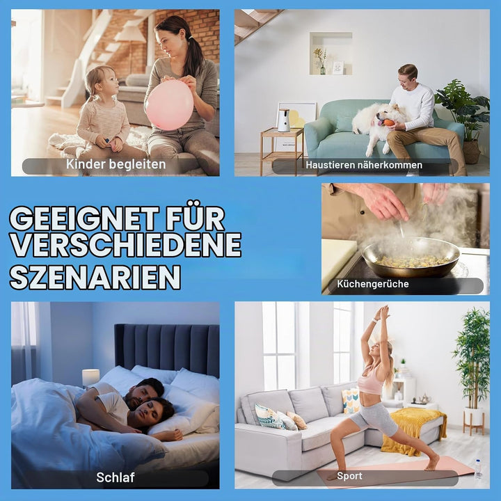 Gekufa Filter Kompatibel mit 𝑳𝒆𝒊𝒇𝒉𝒆𝒊𝒕 𝑺𝒐𝒆𝒉𝒏𝒍𝒆 AirFresh Clean Connect 500 Luftreiniger, 3-in-1 Ersatz