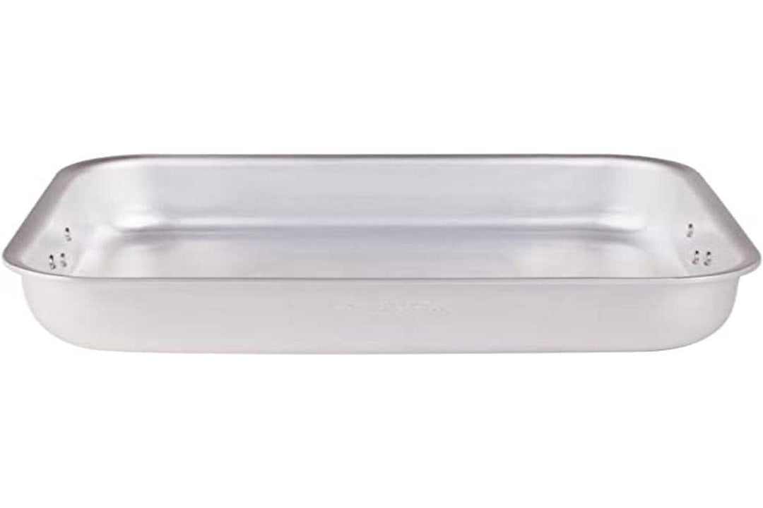 Töpfe Agnelli Röster Rechteckige Radiant, mit 2 Griffen, Aluminium, Dicke 5 mm, silber, 40 cm, 40 cm