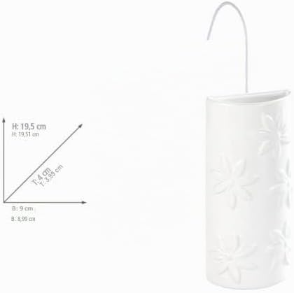 Wenko Luftbefeuchter Blumen Keramik, Raumbefeuchter mit Blumenverzierung für die Heizung Humidificad