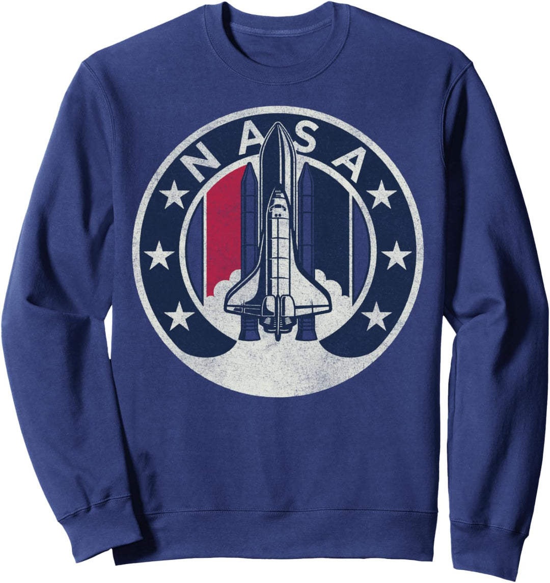 NASA Rocket Launch Star Circle Sweatshirt