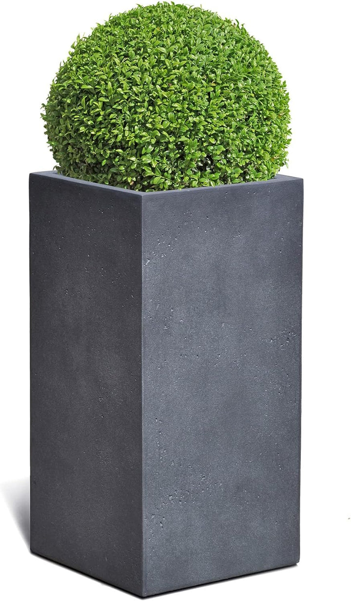 ESCHBACH® Pflanzkübel HIGH Cube 70 Blei Grau Quadratisch * 35 x 35 x 70 cm * 10 Jahre Garantie 35x35