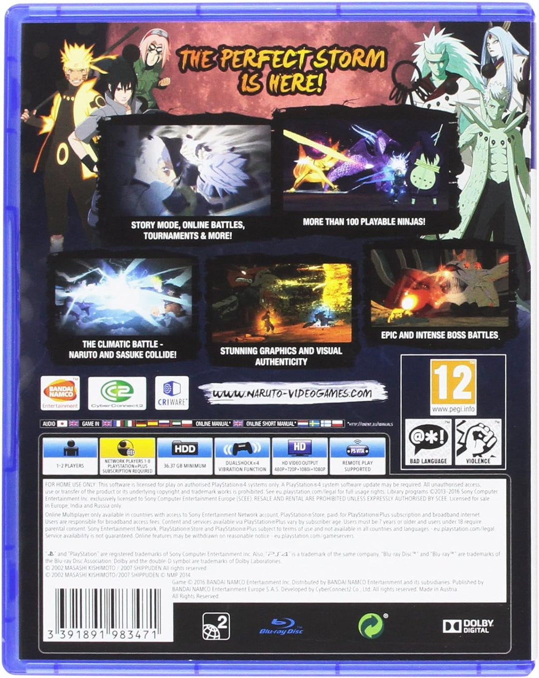 Naruto Shippuden, Ultimate Ninja Storm 4 PS4