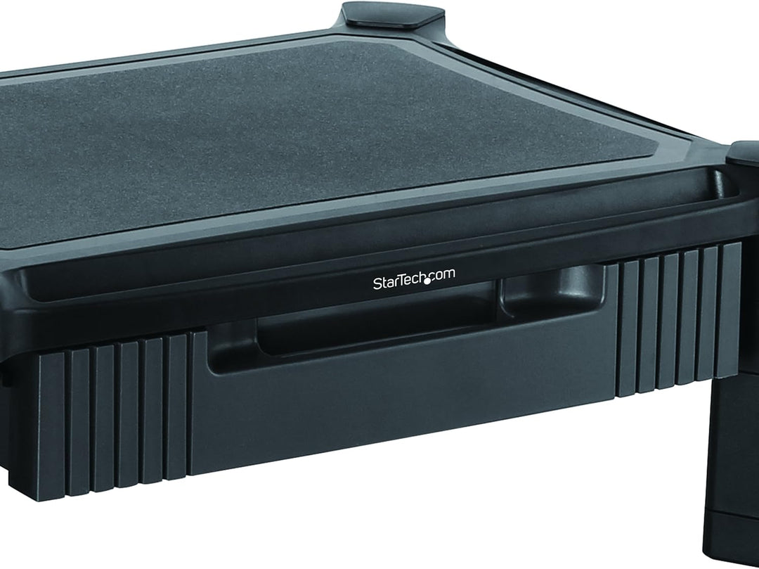 StarTech.com Monitorständer mit Schublade - Höhenverstellbar - Unterstüzt bis zu 32 Zoll Monitore (1