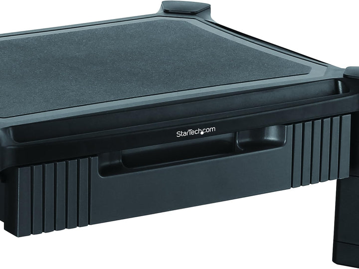 StarTech.com Monitorständer mit Schublade - Höhenverstellbar - Unterstüzt bis zu 32 Zoll Monitore (1