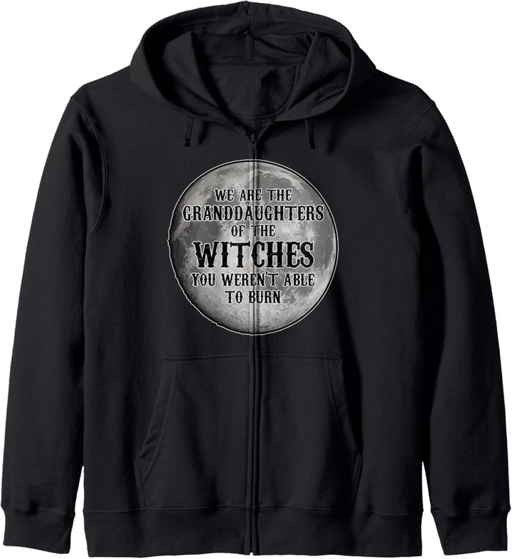 We Are The Granddaughters Of Witches Halloween Feminismus Kapuzenjacke