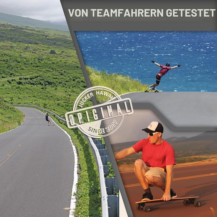 JUCKER HAWAII Longboard Rollen Allround Cruiser Wheels - Mit oder ohne Kugellager MANO inkl. Kugella