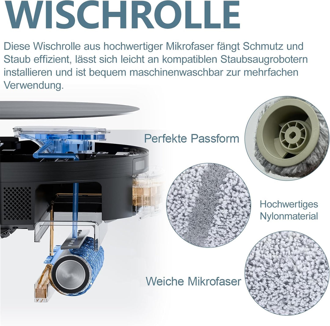 Zubehör für ECOVACS DEEBOT X11 OMNICYCLONE, X11 PRO Omni, X9 PRO Omni Staubsauger, 2 Hauptbürste, 2