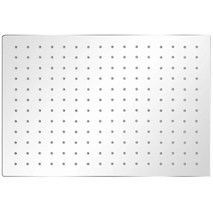 Edelstahl Regendusche 40x30cm Rechteck, 192 Düsen, Wand-/Deckenmontage, Anti-Kalk, für entspannendes