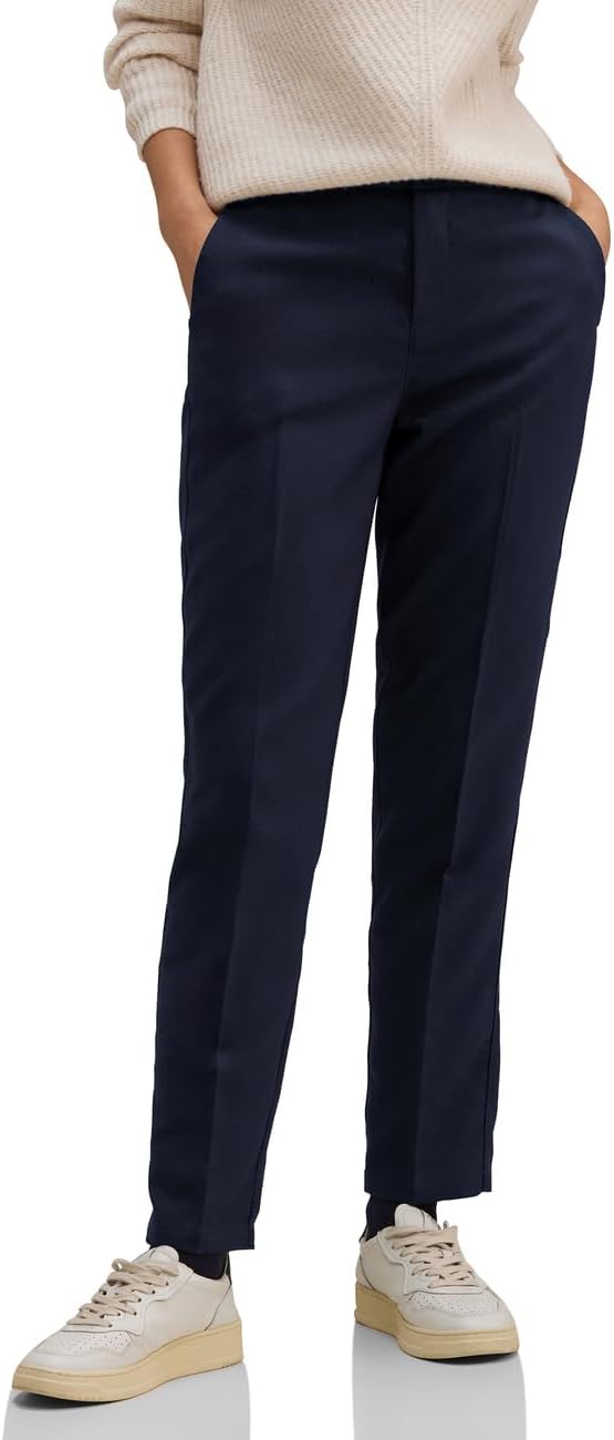Street One Damen Twill Hose 46W / 30L Deep Blue, 46W / 30L Deep Blue