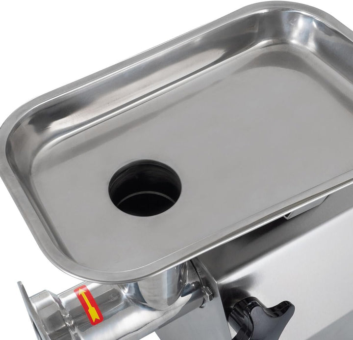 GastroHero Fleischwolf 220 kg/h Edelstahl 1100 W Profi Fleischwolf elektrisch Hackfleischwölfe Gastr