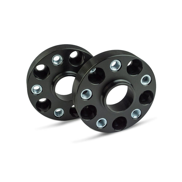 SCC Spurverbreiterung 13014BWS - Buchse schwarz eloxiert - LK: 130/5 NLB: 71,6 GEW: M14x1,5 - 30mm -