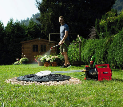 Einhell Gartenpumpe GC-GP 1045 (1.050 W, max. 4500 L/h, max. Förderhöhe 48 m, Wasserfüllanzeige, Was