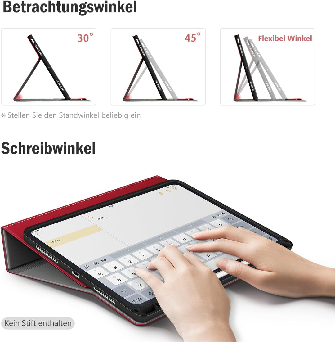 Antbox Hülle für iPad Air 5./4. Generation 2022/2020 iPad 10.9 Zoll mit Stifthalter Apple Pencil Hal
