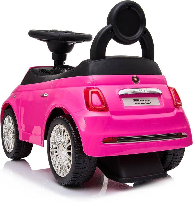 Rutschauto ab 1 Jahr, Kinderauto, Baby Auto, Lauflernhilfe mit Hupe und Motorengeräuschen (Rosa), Ro