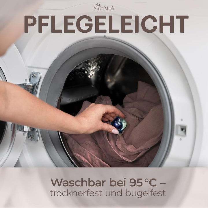 Green Mark Klassische Bettlaken – 2er Pack Flache Laken aus 100% Baumwolle, ohne Gummi, hautfreundli