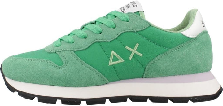 SUN68 Damen Ally Solid NylonSneaker 36 EU Verde Prato, 36 EU Verde Prato