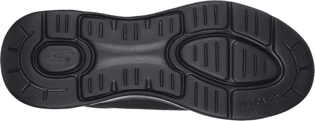 Skechers Herren Go Walk Arch Fit Idyllic Sneaker 42.5 EU X-Weit Schwarz, 42.5 EU X-Weit Schwarz