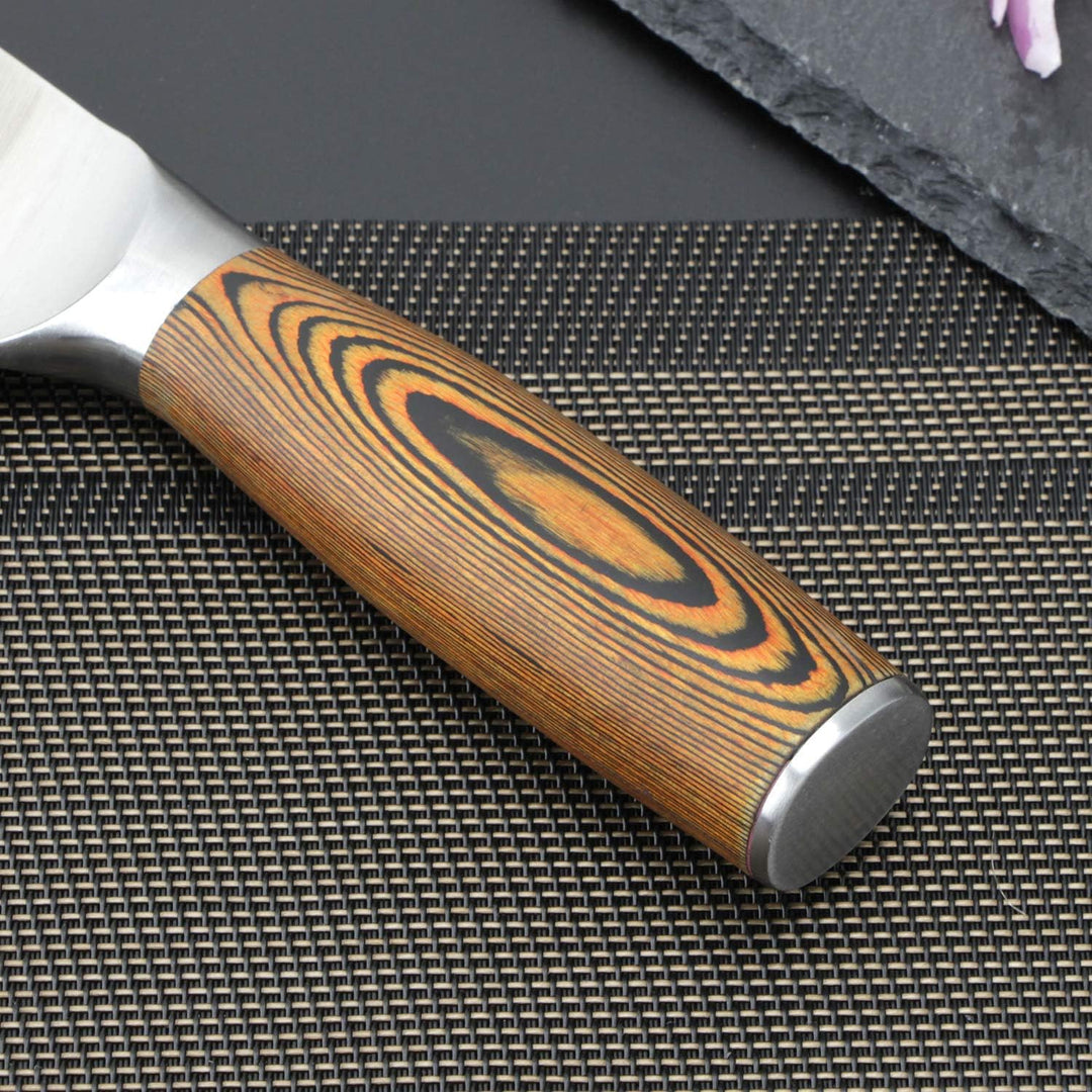 MSY BIGSUNNY Hackmesser Chinesisches Kochmesser, Klingenlänge 20,5cm, Grosses Klingenblatt, Kohlenst